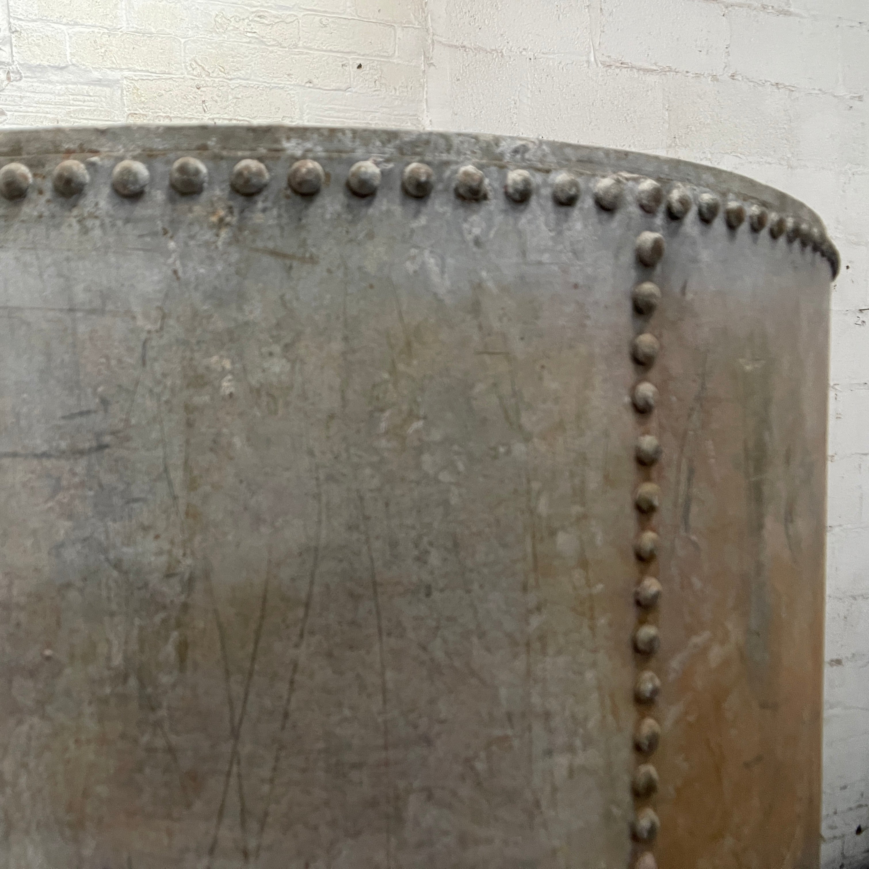 Industrial powerhouse props prop rental hire vintage movie film set dec tank galvanised storage large round water 2