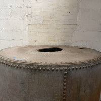 Industrial powerhouse props prop rental hire vintage movie film set dec tank galvanised storage large round water 3