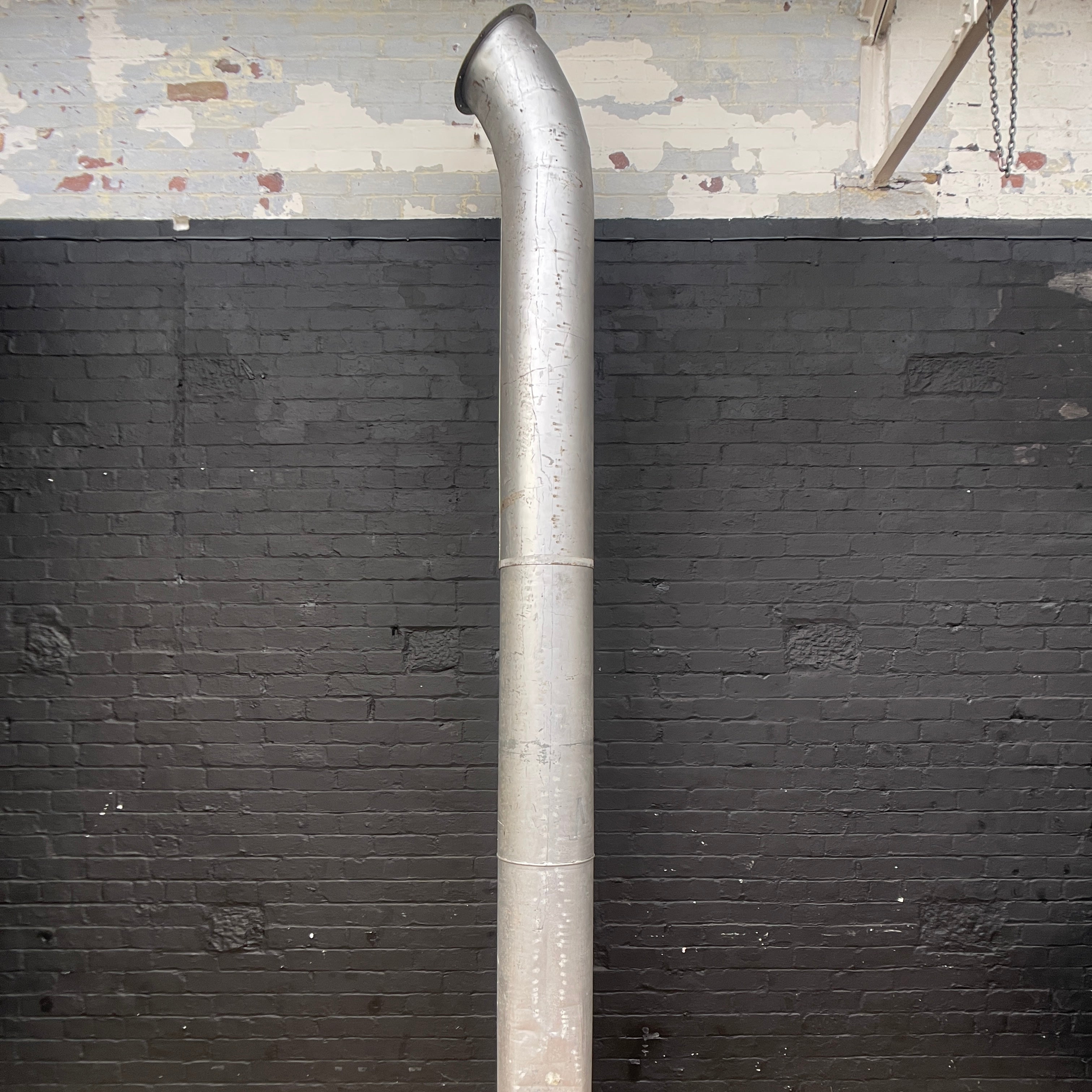 Industrial powerhouse props prop rental hire vintage movie film set dec vent vents tube galvanised duct ducting flue steel
 52