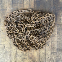 Industrial powerhouse props prop rental hire vintage movie film set dec very long rusty chain