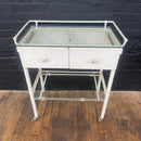 Industrial powerhouse props prop rental hire vintage movie film set dec white medical trolley cabinet drawers