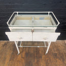 Industrial powerhouse props prop rental hire vintage movie film set dec white medical trolley cabinet drawers 1