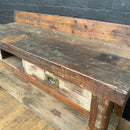 Industrial powerhouse props prop rental hire vintage movie film set dec workbench engineers table wooden 3