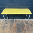 Industrial powerhouse props prop rental hire vintage movie film set dec yellow desk table 1