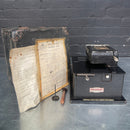 Industrial powerhouse props prop rental hire vintage tv movie film set dec Mail franking machine