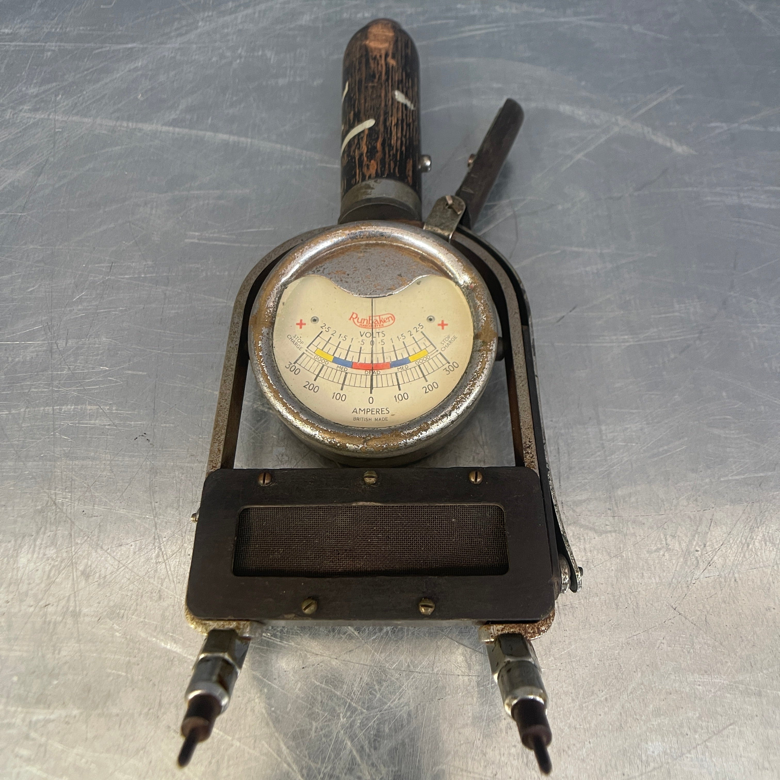 Industrial powerhouse props prop rental hire vintage tv movie film set dec amperes tester handheld
