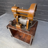 Industrial powerhouse props prop rental hire vintage tv movie film set dec jigsaw cutter tool tools boxed wood