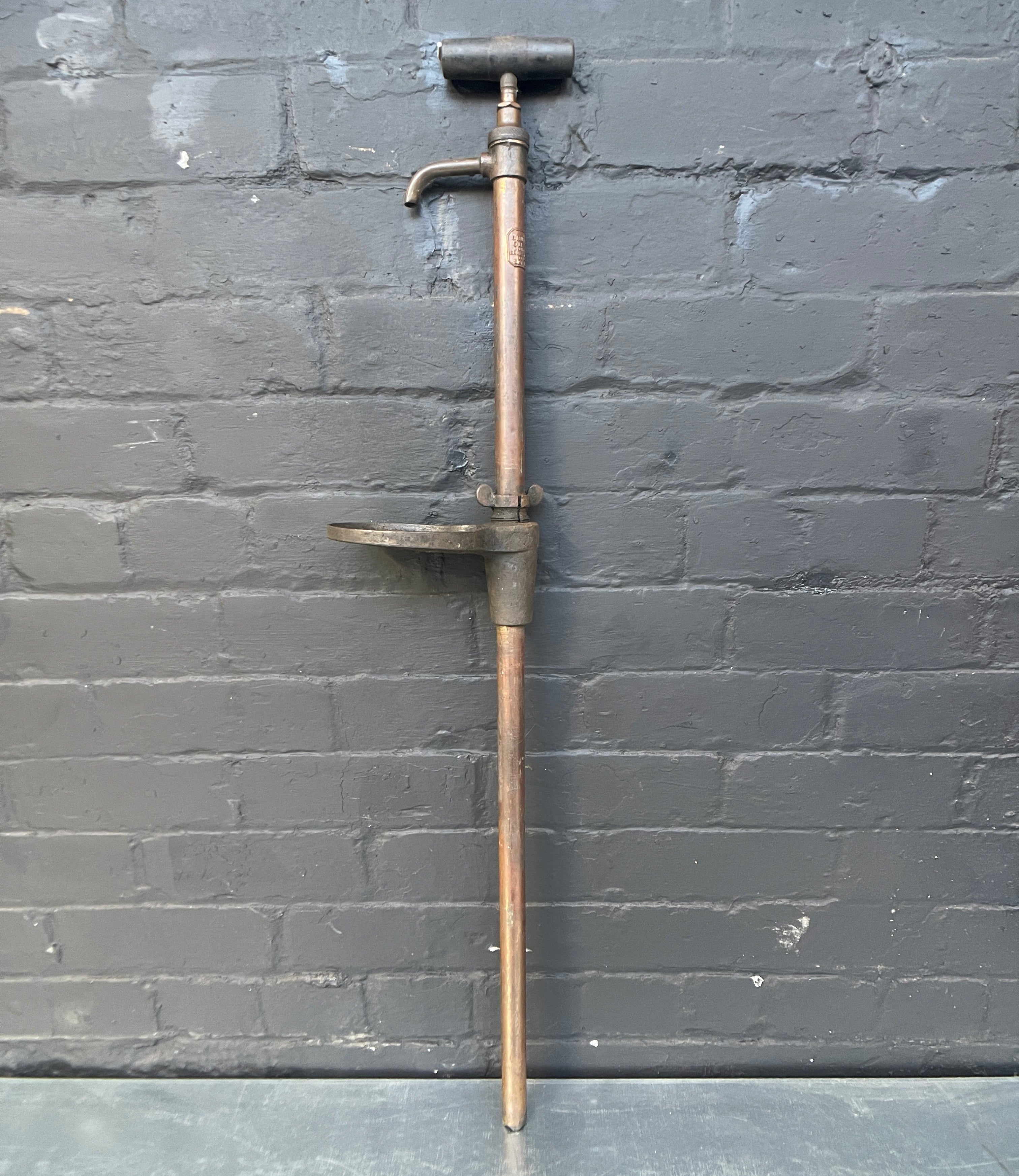 Industrial powerhouse props prop rental hire vintage tv movie film set dec oil dispenser pump