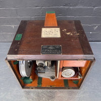 Industrial powerhouse props prop rental hire vintage tv movie film set dec watts division tester circular