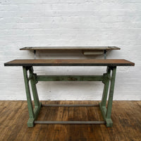 Industrial powerhouse props prop rental hire vintage tv movie film set dec workbench shelf steel