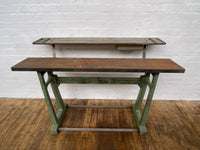 Industrial powerhouse props prop rental hire vintage tv movie film set dec workbench shelf steel 1