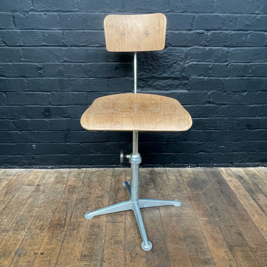 Industrial swivel adjustable draughting office chair Qty 1