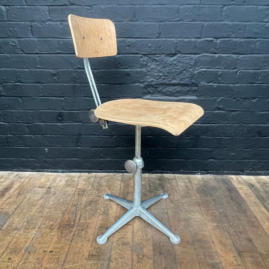 Industrial swivel adjustable draughting office chair Qty 1
