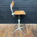 Industrial swivel adjustable higher draughting office chair ahrend cirkel 1