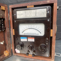 MOD resistance tester electrical scientific military Industrial powerhouse props prop rental hire vintage movie film set dec 1