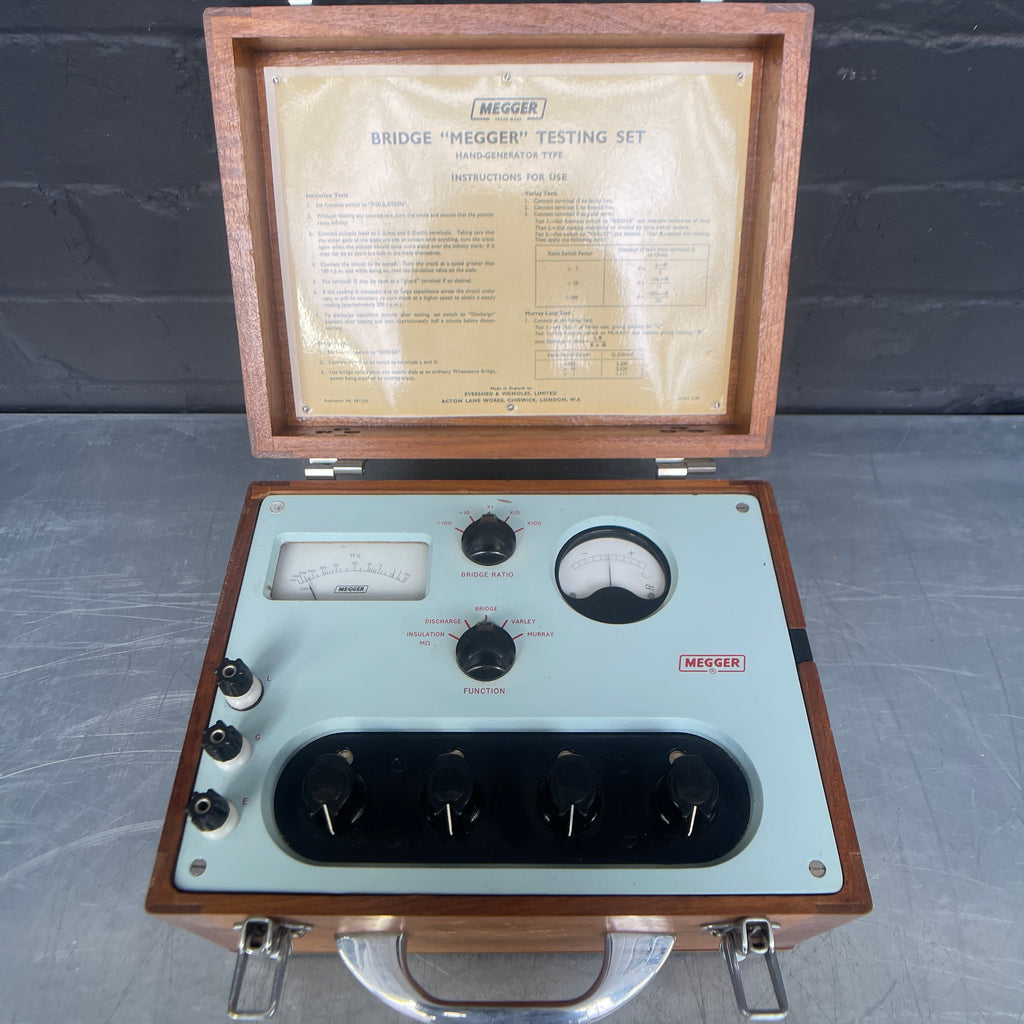 Megger bridge test kit Qty 1 – Powerhouse Props