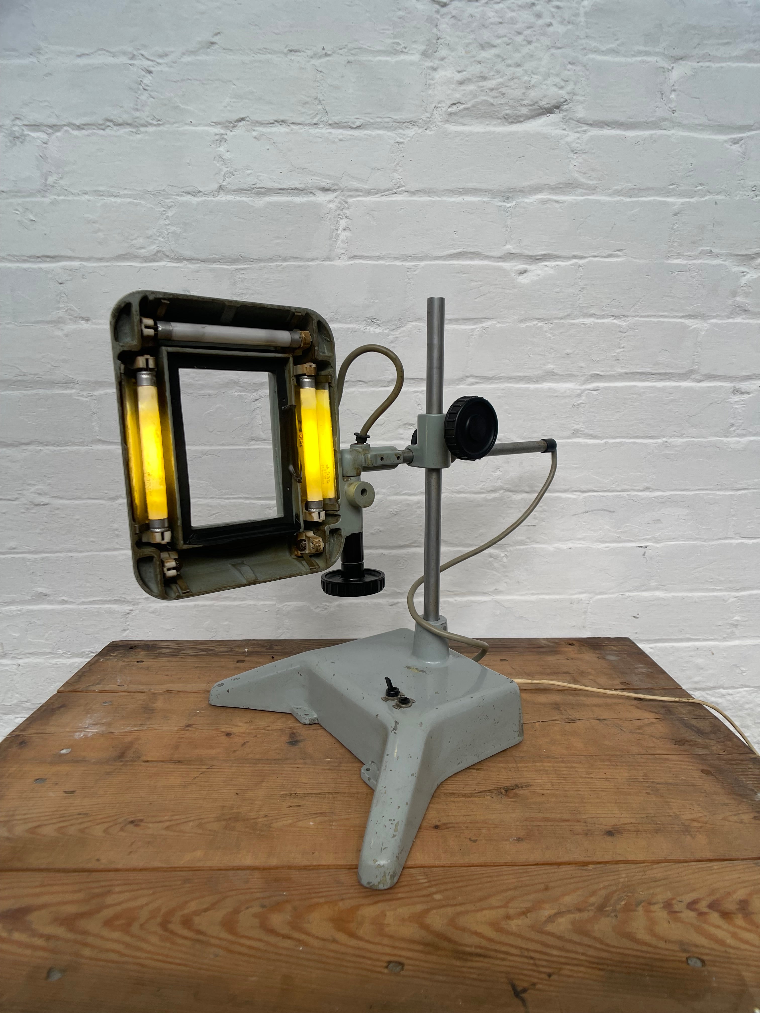 Powerhouse props industrial magnifying magnifyer viewing stand lab equipment hire rental 2