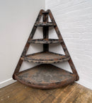Powerhouse props industrial shelf shelving corner unit shelves, hire rental movie