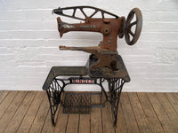Powerhouse props industrial singer machine leather stitching old vintage hire rental movie film