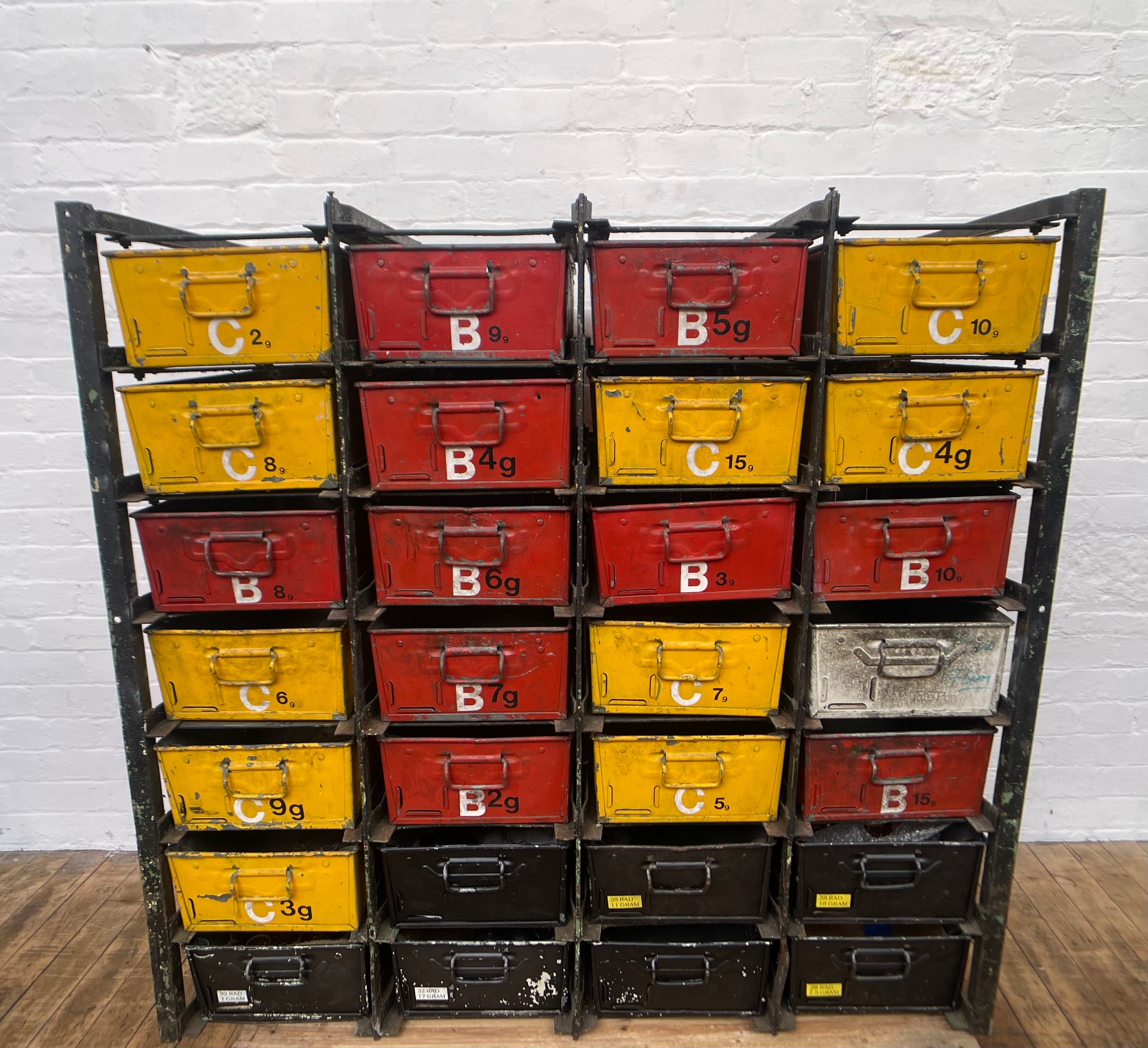 Shelving with tins Qty 1 – Powerhouse Props