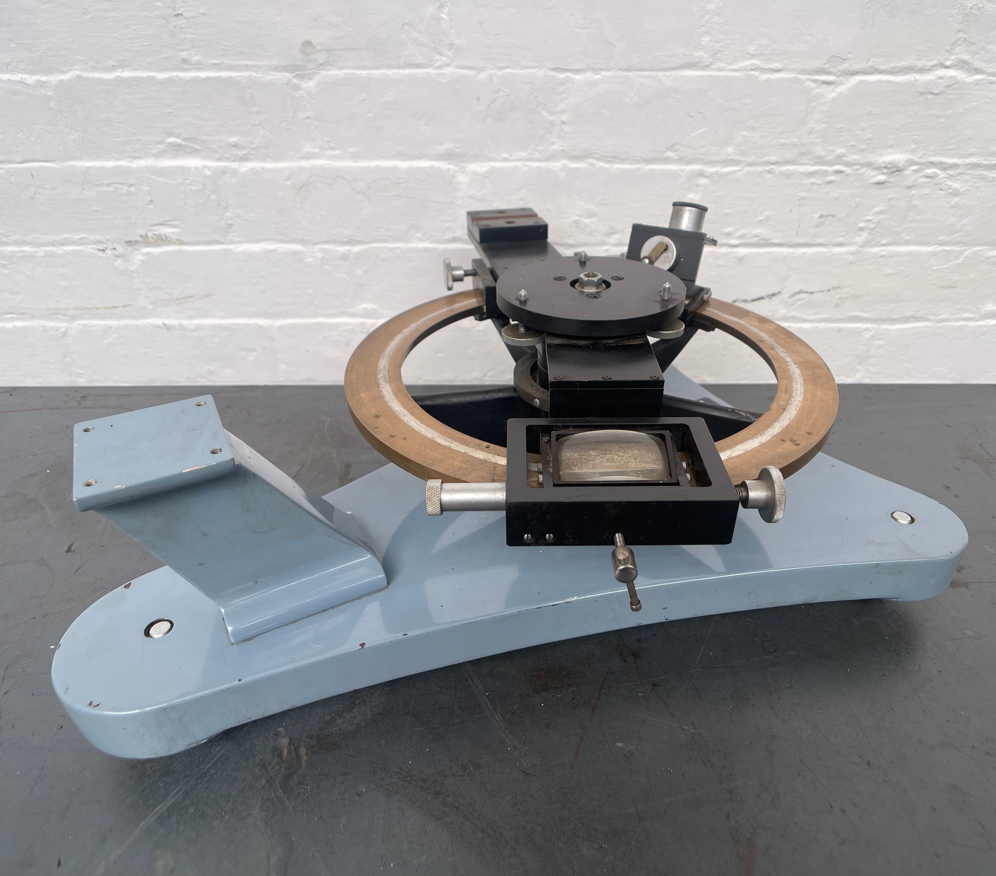 Powerhouse props vintage industrial optical lab testing equipment rental hire movie optical