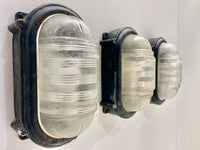 Powerhouse props vintage light lights bulkhead glass explosion proof rental hire movie 1