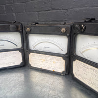 ammeter volt tester electrical scientific Industrial powerhouse props prop rental hire vintage movie film set dec 1