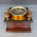 antique galvanometer electrical scientific brass Industrial powerhouse props prop rental hire vintage movie film set dec