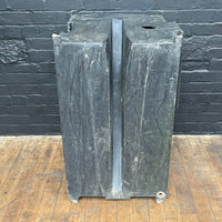 black plastic water butt ballast block stacking industrial interlocking rota 3