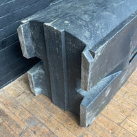 black plastic water butt ballast block stacking industrial interlocking rota 8