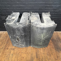 black plastic water butt ballast block stacking industrial interlocking rota 9