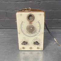 bridge tester electrical cream Industrial powerhouse props prop rental hire vintage movie film set dec