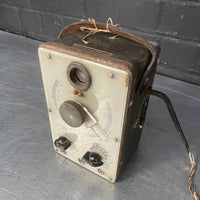 bridge tester electrical cream Industrial powerhouse props prop rental hire vintage movie film set dec 1