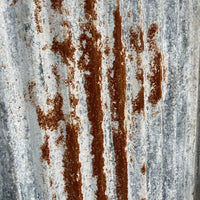 corrugated roofing sheet galvanised metal vintage scrap rusty agricultural cladding 2