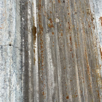 corrugated roofing sheet galvanised metal vintage scrap rusty agricultural cladding 3