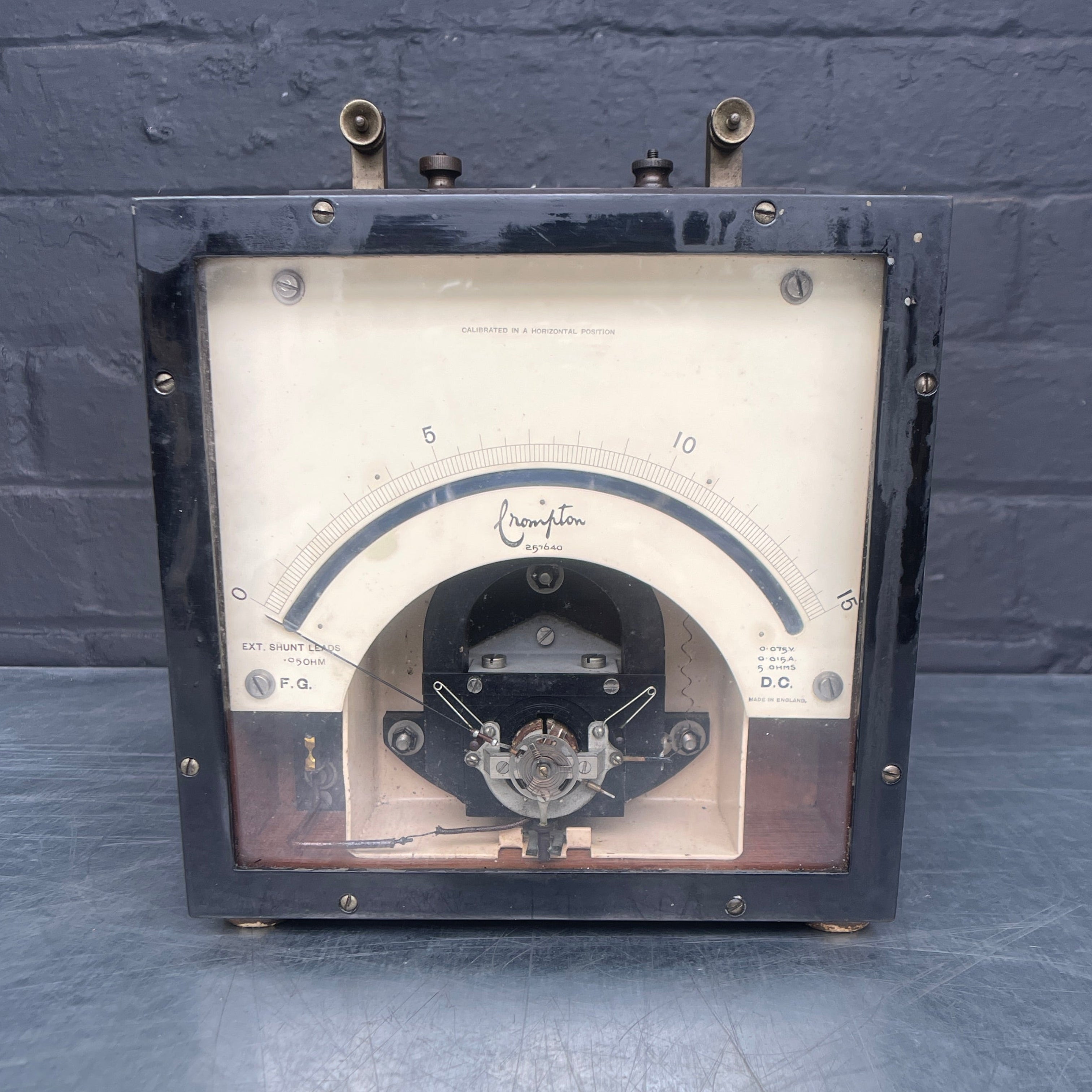 electrical OHMS meter tester scientific Industrial powerhouse props prop rental hire vintage movie film set dec 2