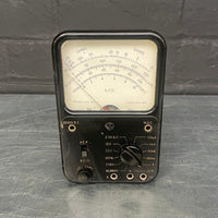 electrical OHMS meter tester scientific Industrial powerhouse props prop rental hire vintage movie film set dec black