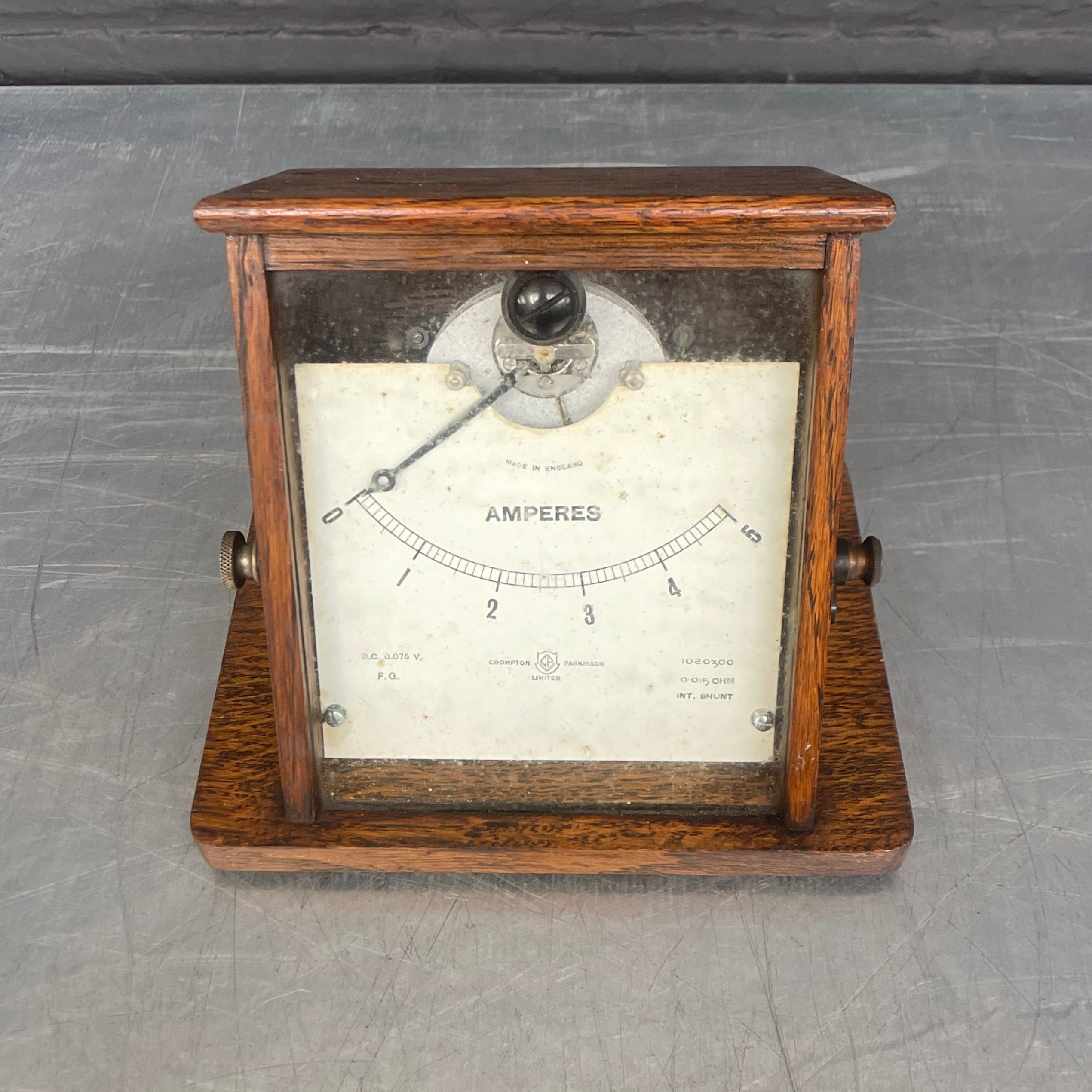 electrical amperes meter amp scientific Industrial powerhouse props prop rental hire vintage film set dec movie