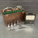 electrical volt meter equipment scientific Industrial powerhouse props prop rental hire vintage movie film set dec with box