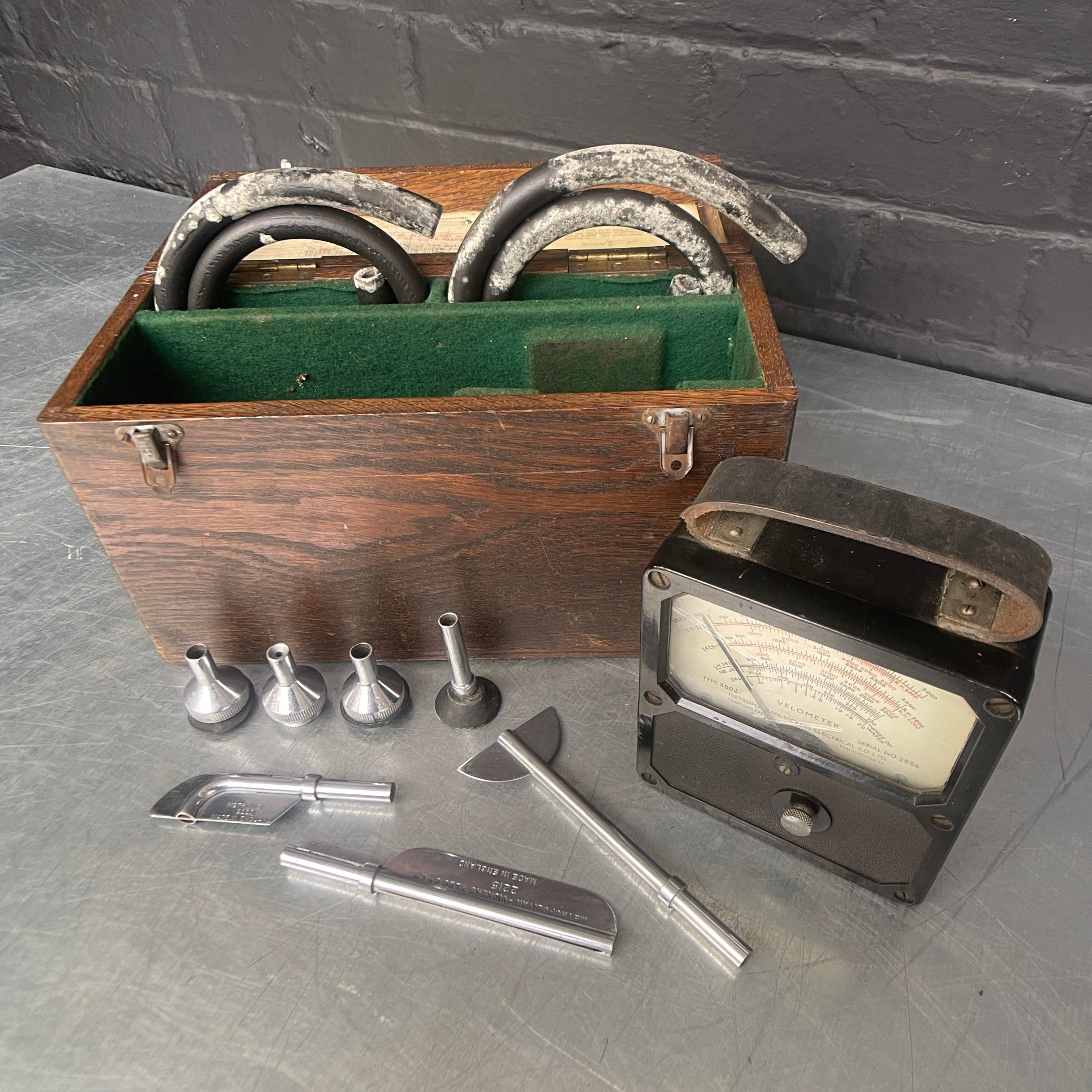 electrical volt meter equipment scientific Industrial powerhouse props prop rental hire vintage movie film set dec with box 1