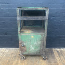 engineers trolley cart green Industrial powerhouse props prop rental hire vintage movie film set dec
