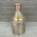 gallon jug tin oil can steel metal Industrial powerhouse props prop rental hire vintage movie film set dec 1