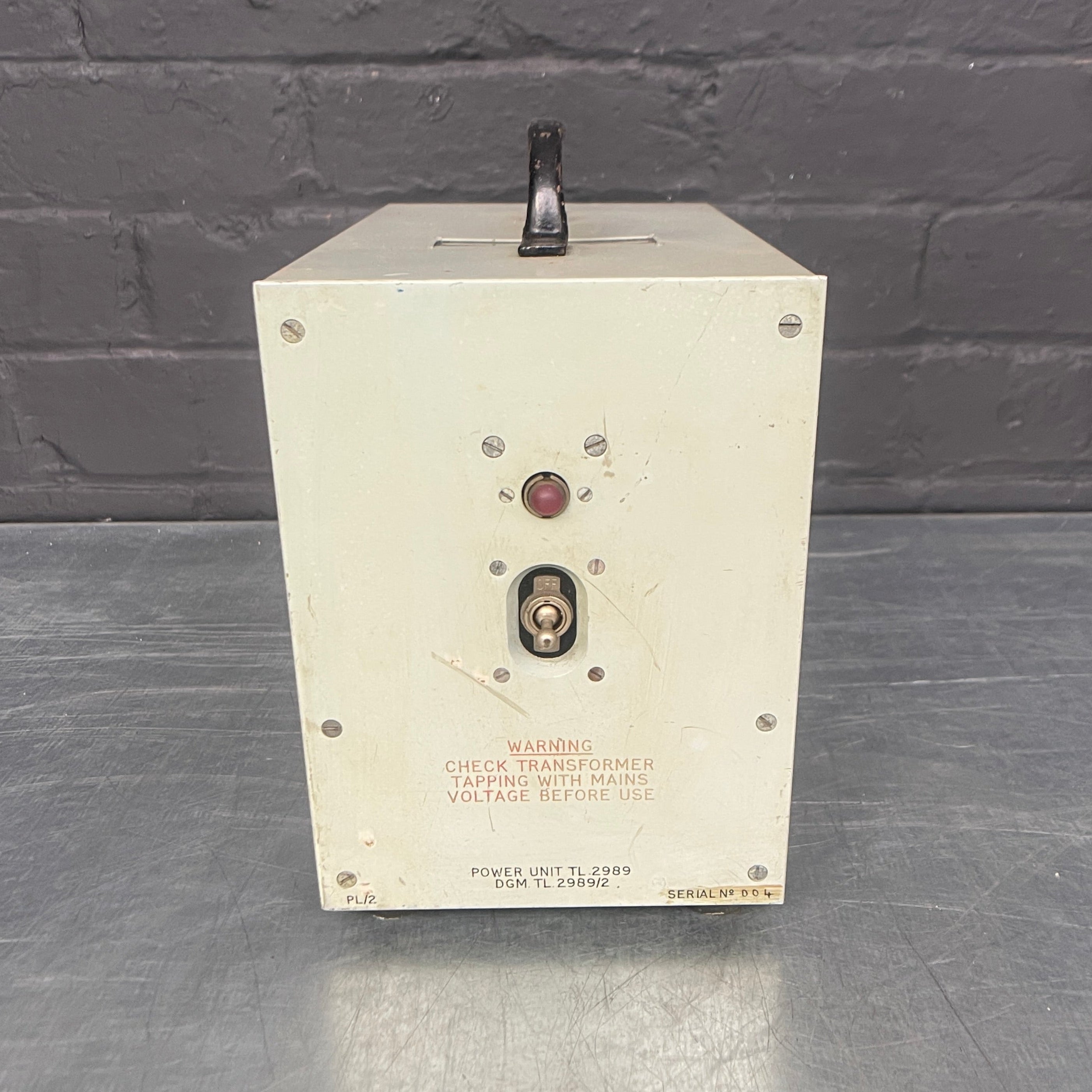green Industrial powerhouse props prop rental hire vintage movie film set dec electrical power unit