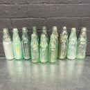 green old vintage apothecary bottles chemist