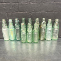 green old vintage apothecary bottles chemist