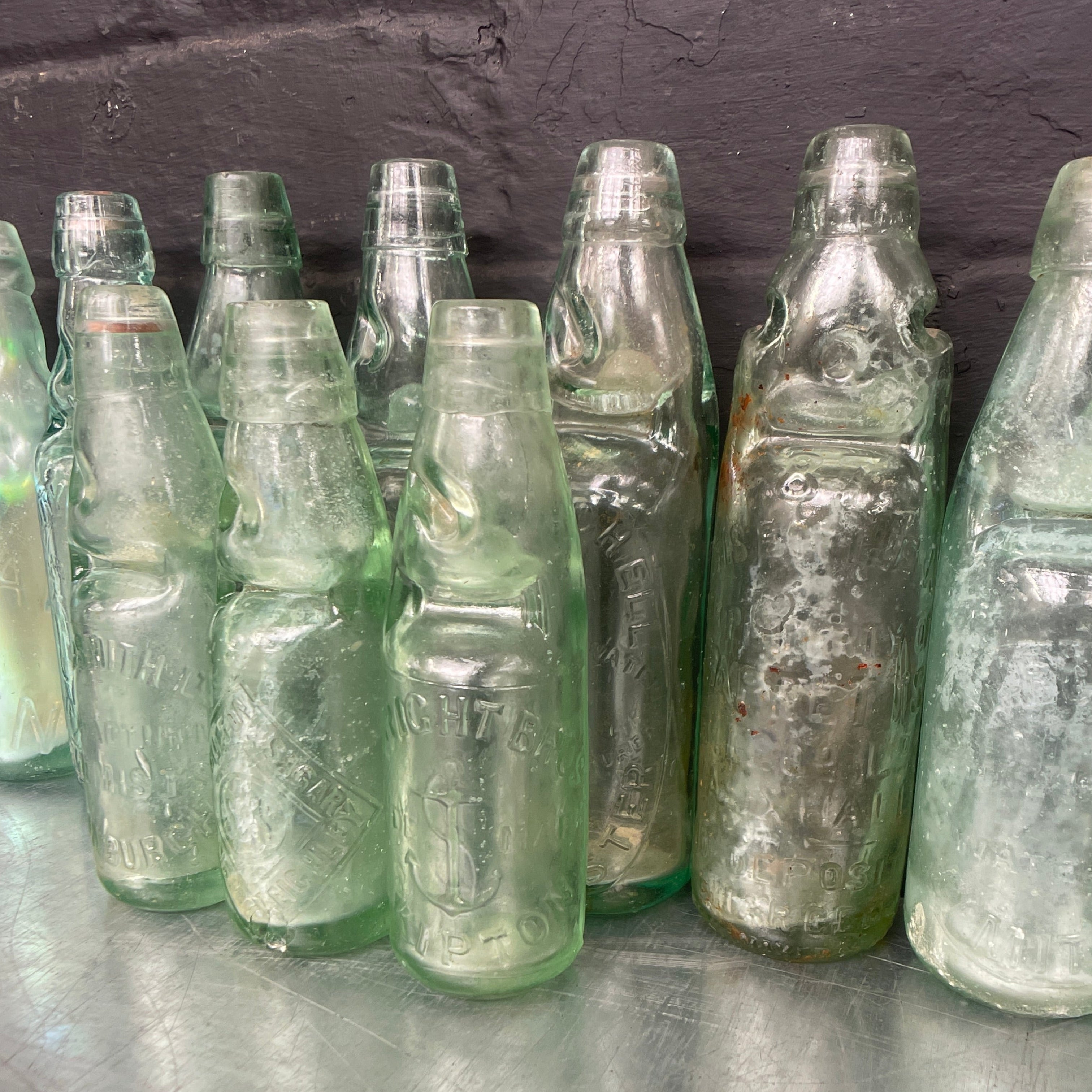 green old vintage apothecary bottles chemist 2