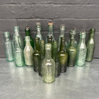 green old vintage apothecary bottles chemist 3