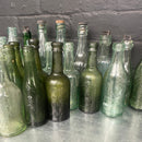 green old vintage apothecary bottles chemist 6