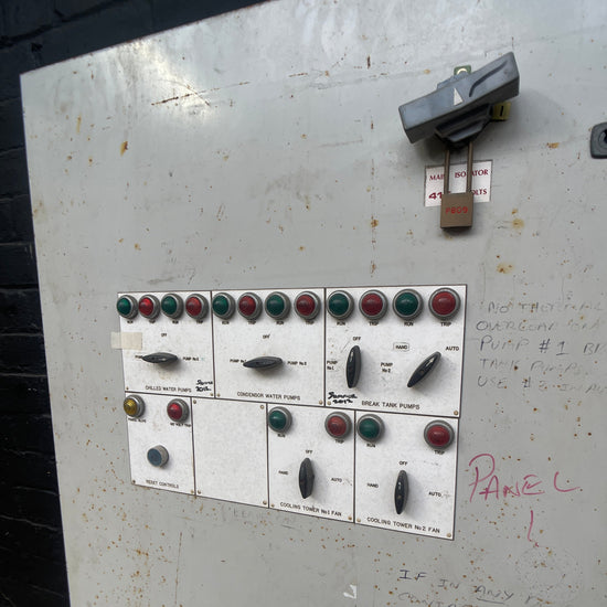 Electrical control panel Qty 1