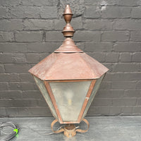 large vintage street light lamp Industrial powerhouse props prop rental hire vintage movie film set dec light lighting